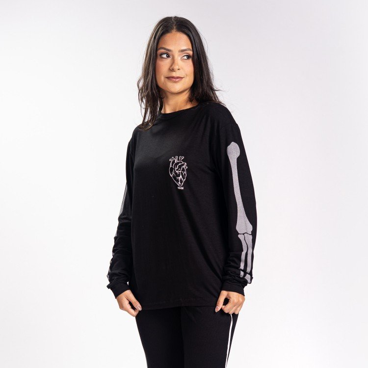 Blusa Bones Heart