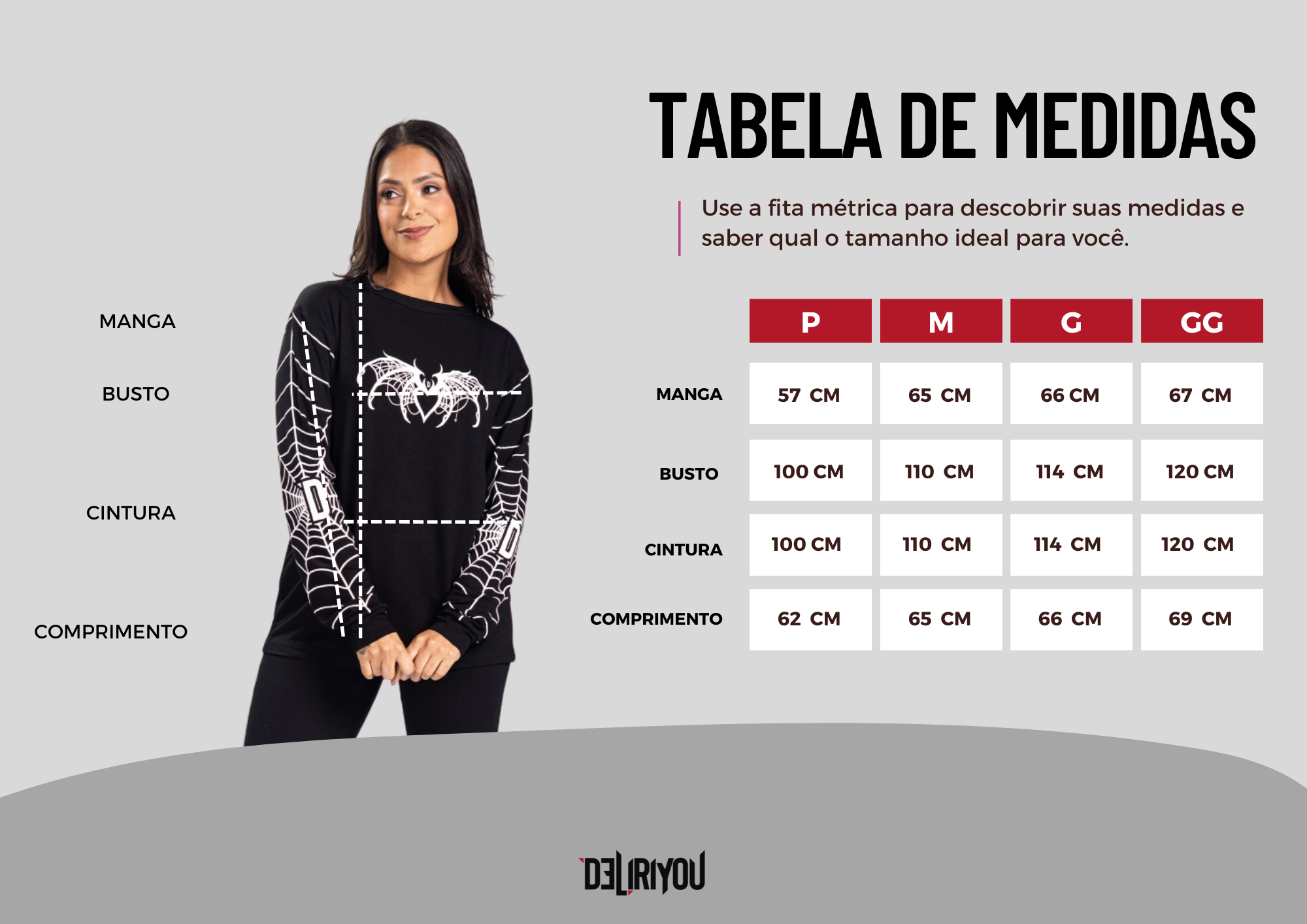 Tabela de medidas