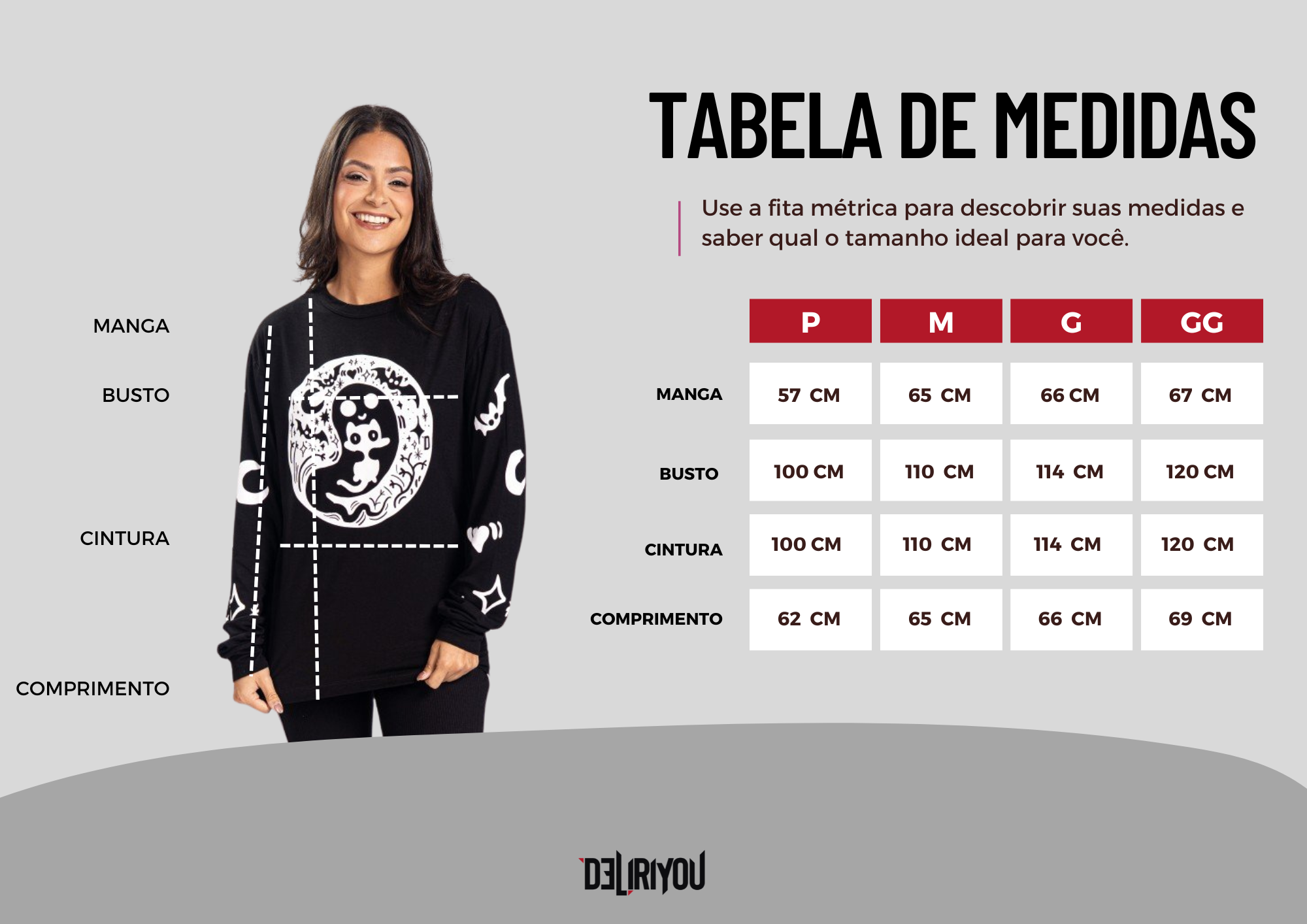 Tabela de medidas