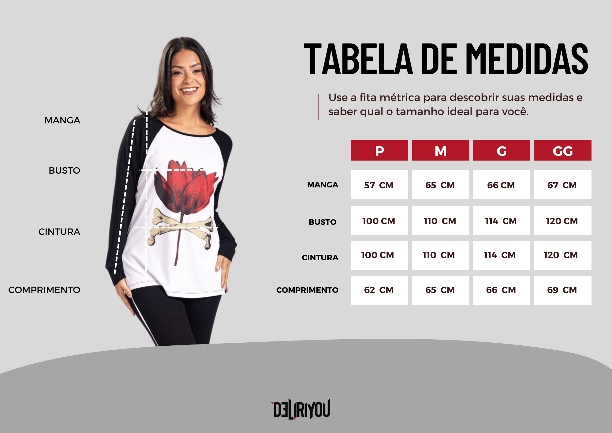 Tabela de medidas