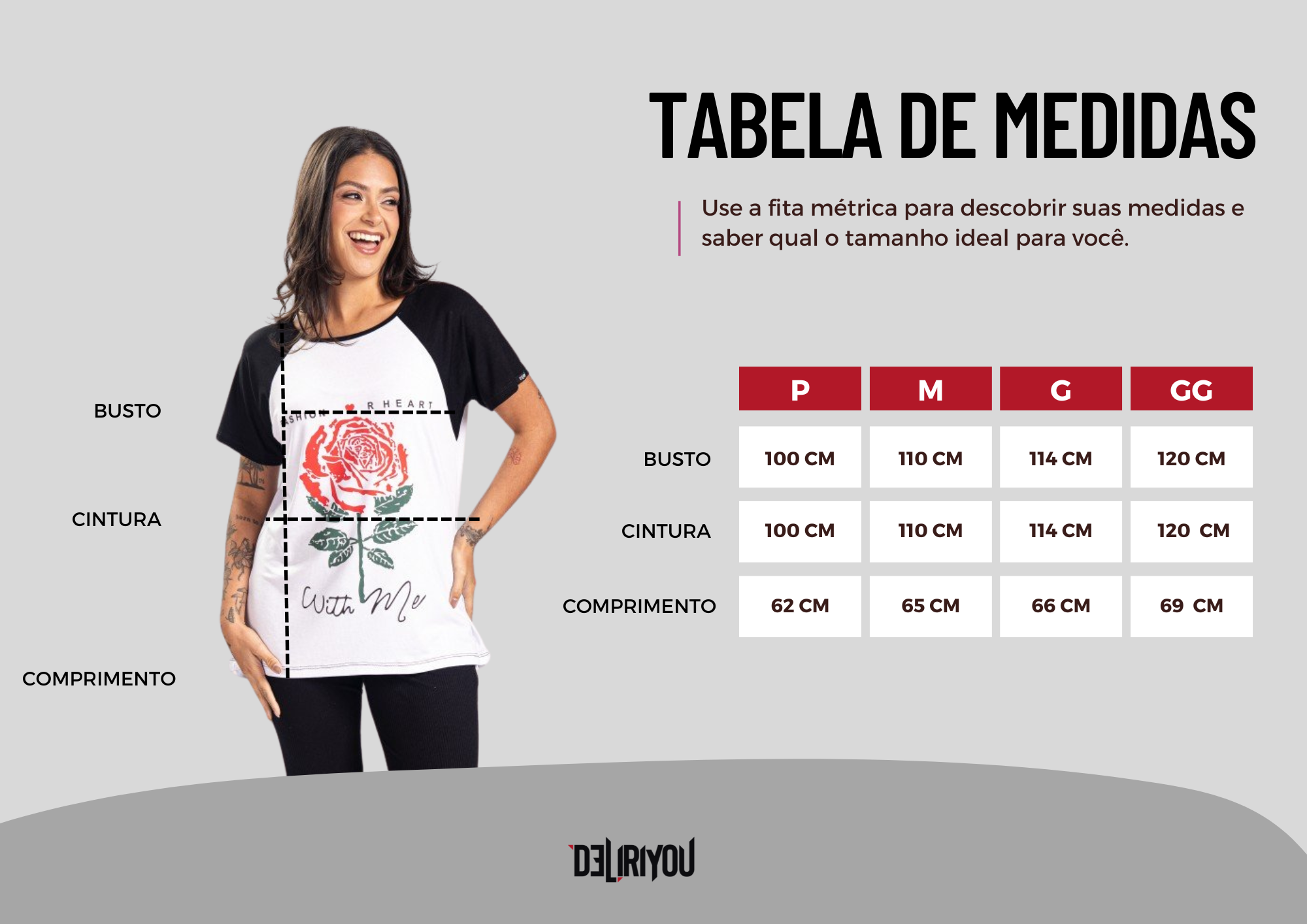 Tabela de medidas
