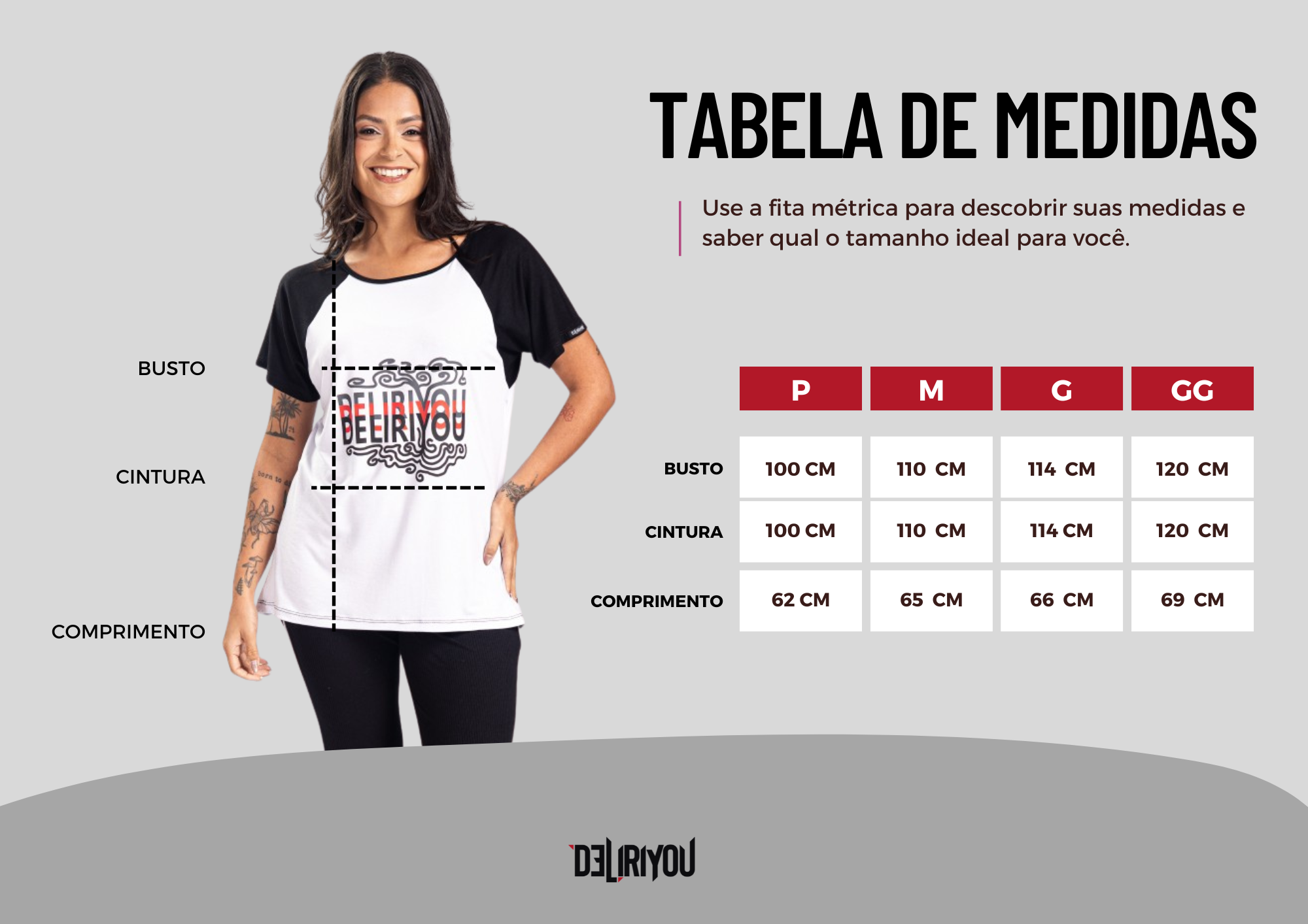 Tabela de medidas