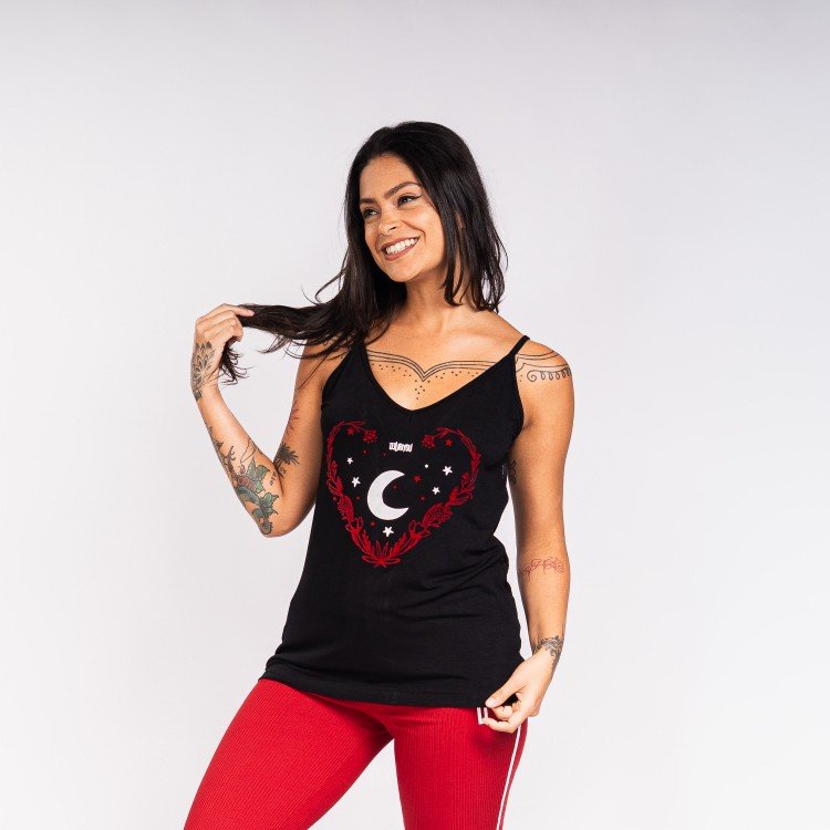 Blusa Coração Noturno