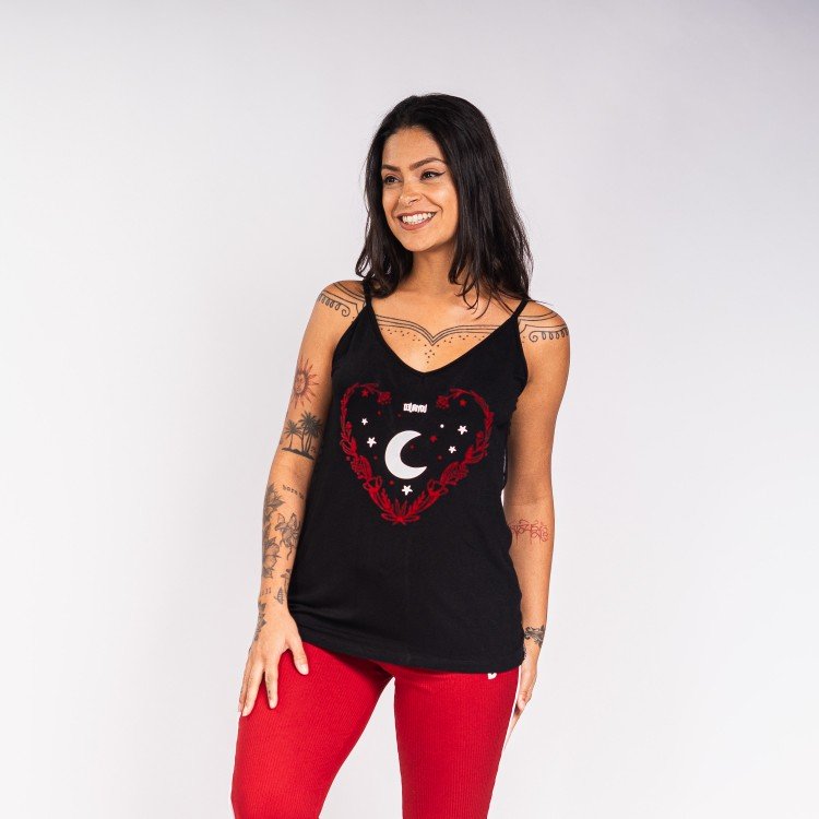 Blusa Coração Noturno