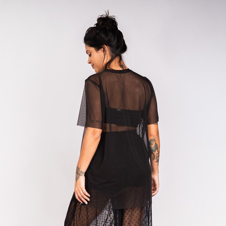 Blusa Tule Stones