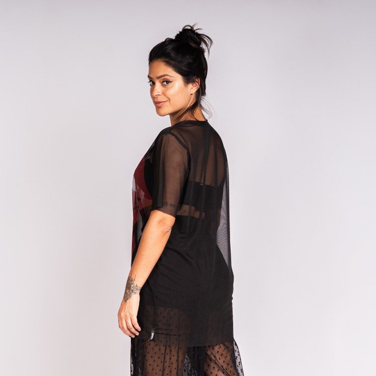 Blusa Tule Stones