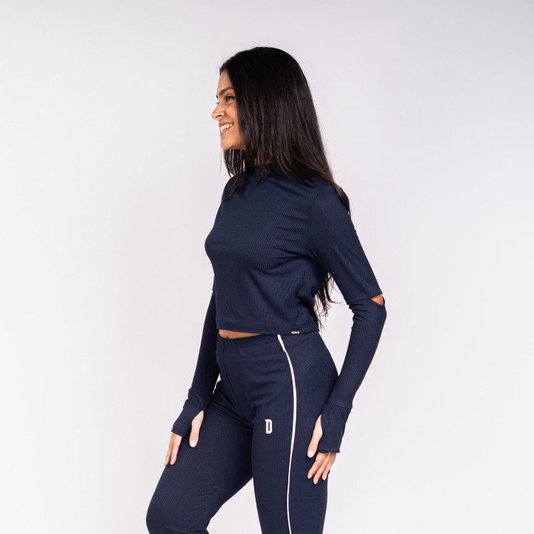 Blusa Blue Cut Deliriyou