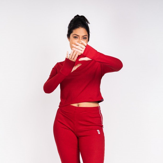 Blusa Red Cut Deliriyou
