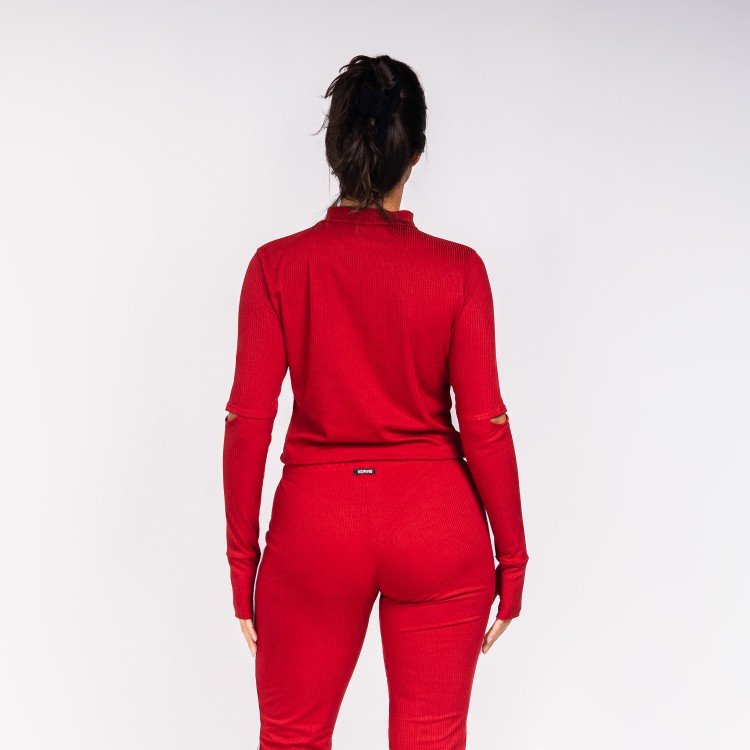 Blusa Red Cut Deliriyou