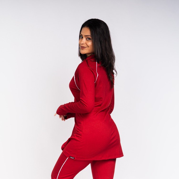 Cardigan Red Canelado Vivo Deliriyou