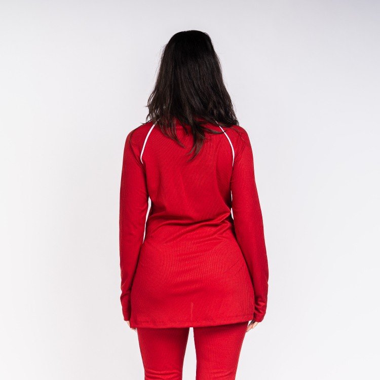 Cardigan Red Canelado Vivo Deliriyou