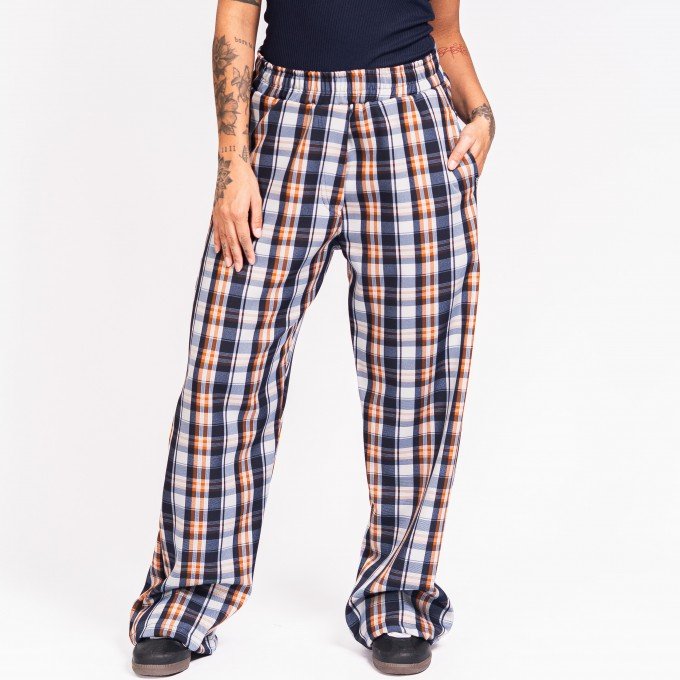 Calça Xadrez Blue Urban