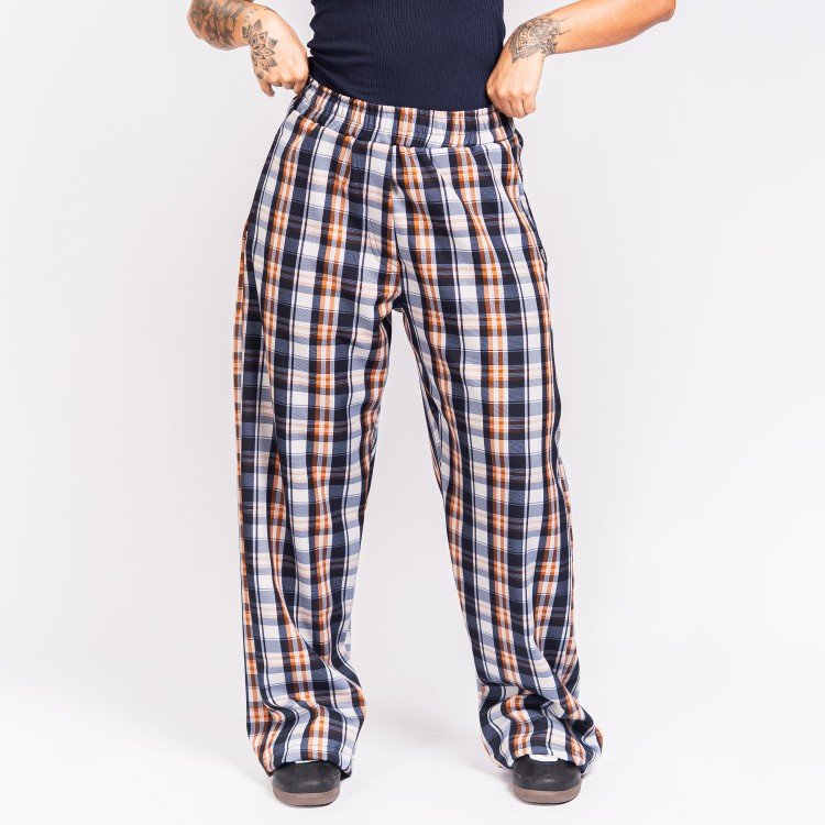 Calça Xadrez Blue Urban