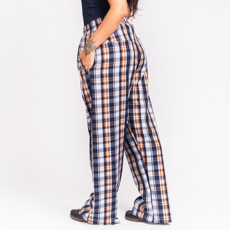 Calça Xadrez Blue Urban