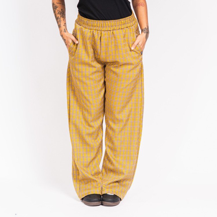 Calça Xadrez Mustard Grid