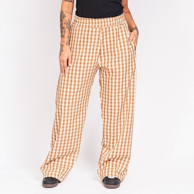Calça Xadrez Soft Brown