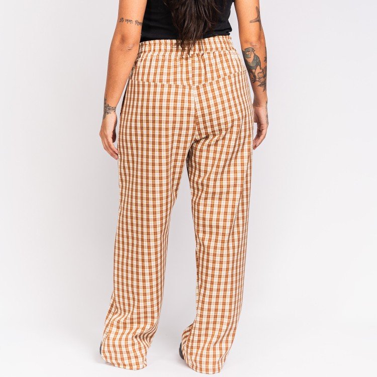 Calça Xadrez Soft Brown