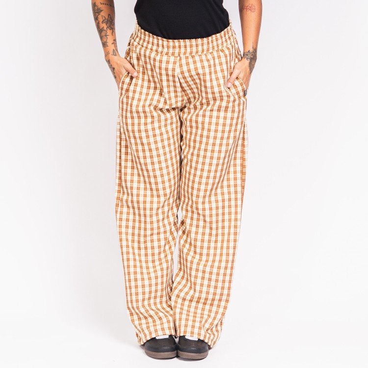 Calça Xadrez Soft Brown