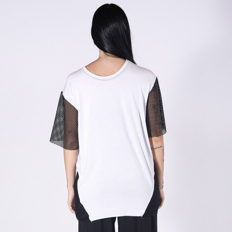 Blusa Signos Recorte Tela