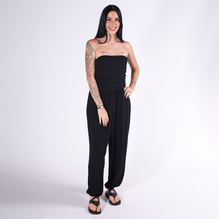Macacão Boho Black