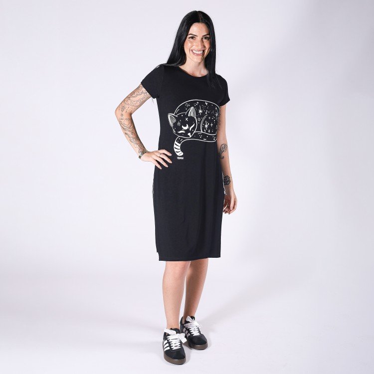 Blusa Max Gato Místico