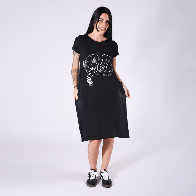 Blusa Max Gato Místico