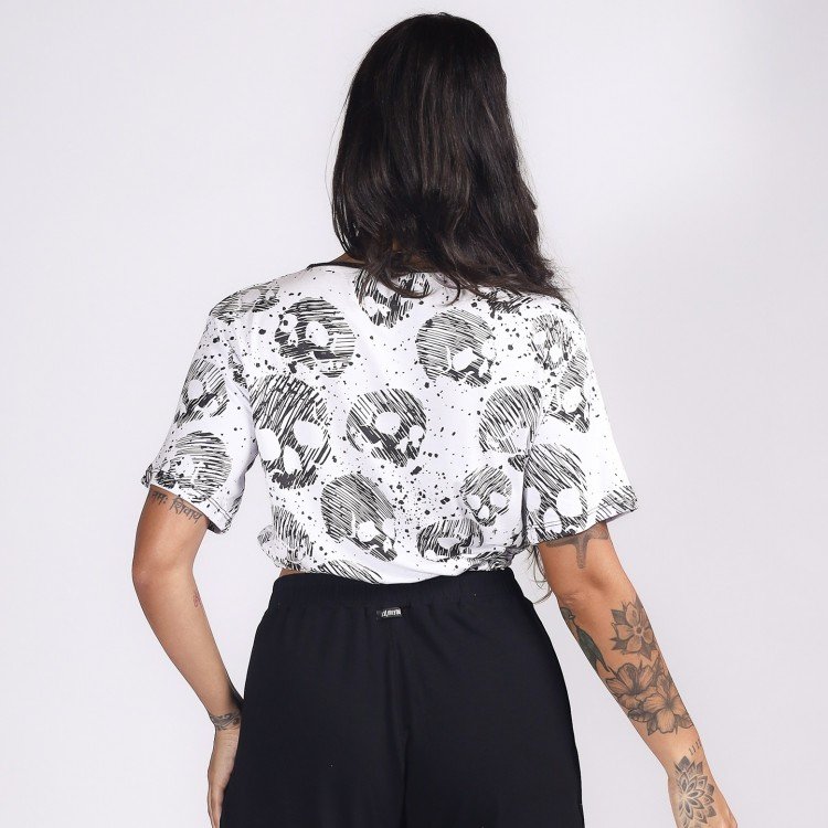 Blusa White Skull