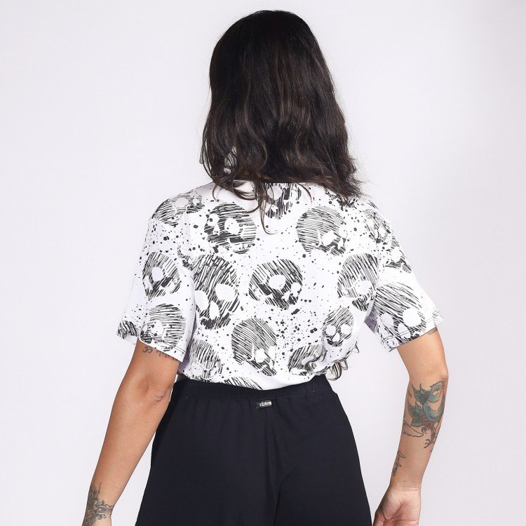 Blusa White Skull