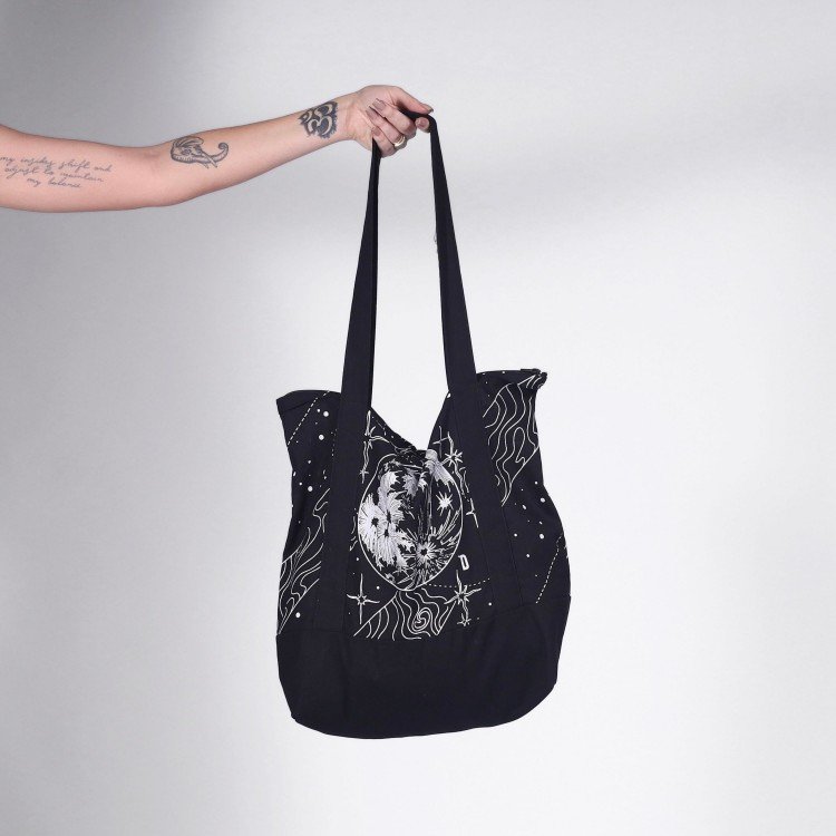 Ecobag Black Moon Space Deliriyou