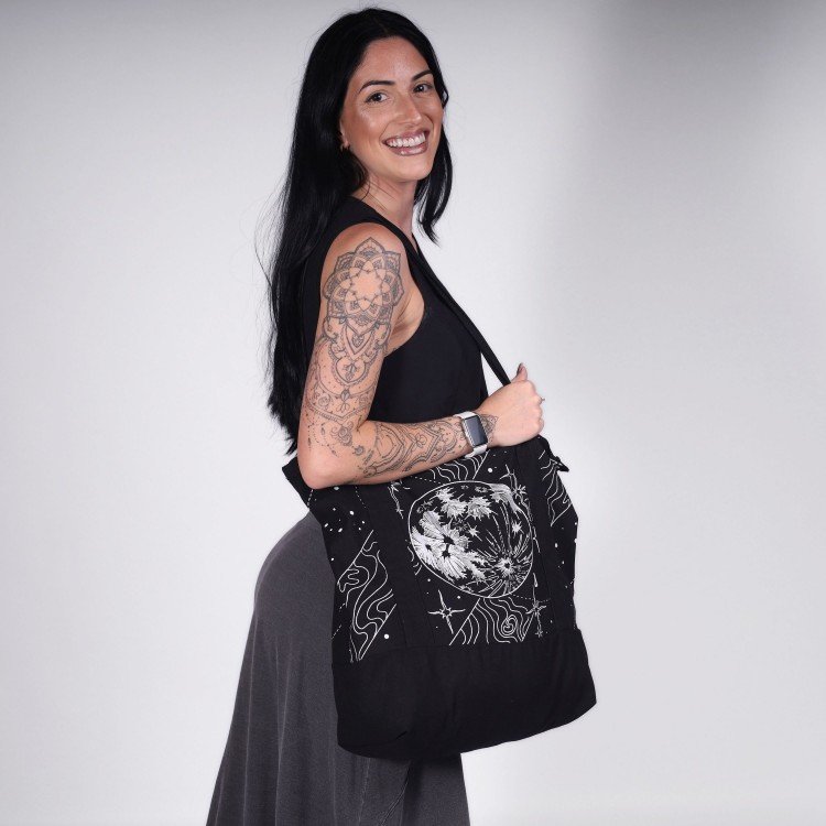 Ecobag Black Moon Space Deliriyou