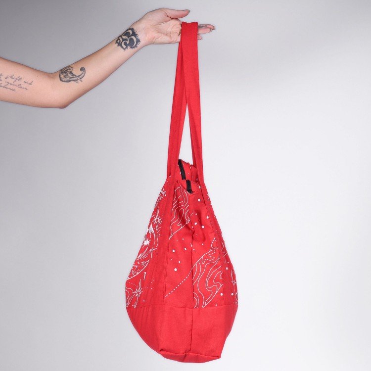 Ecobag Red Moon Space Deliriyou