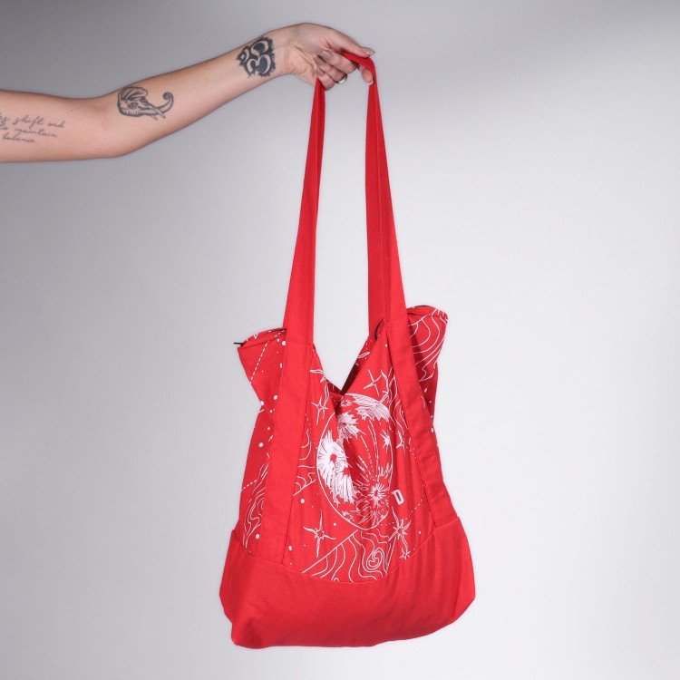 Ecobag Red Moon Space Deliriyou
