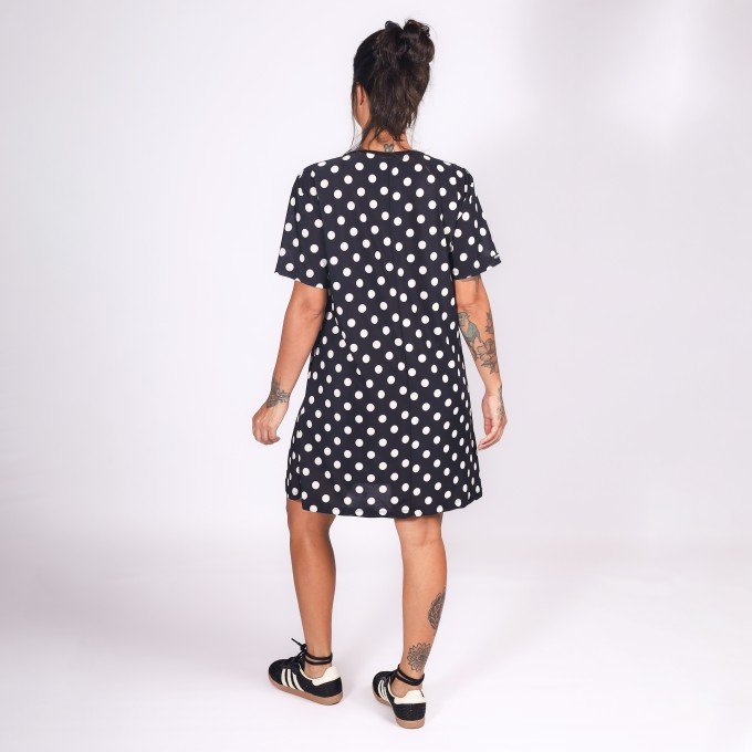 Vestido Poá T-shirt Deliriyou