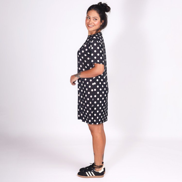 Vestido Poá T-shirt Deliriyou