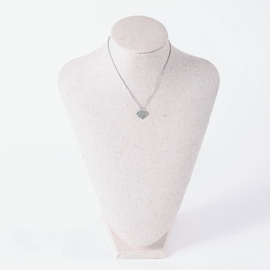 Colar Coração Strass