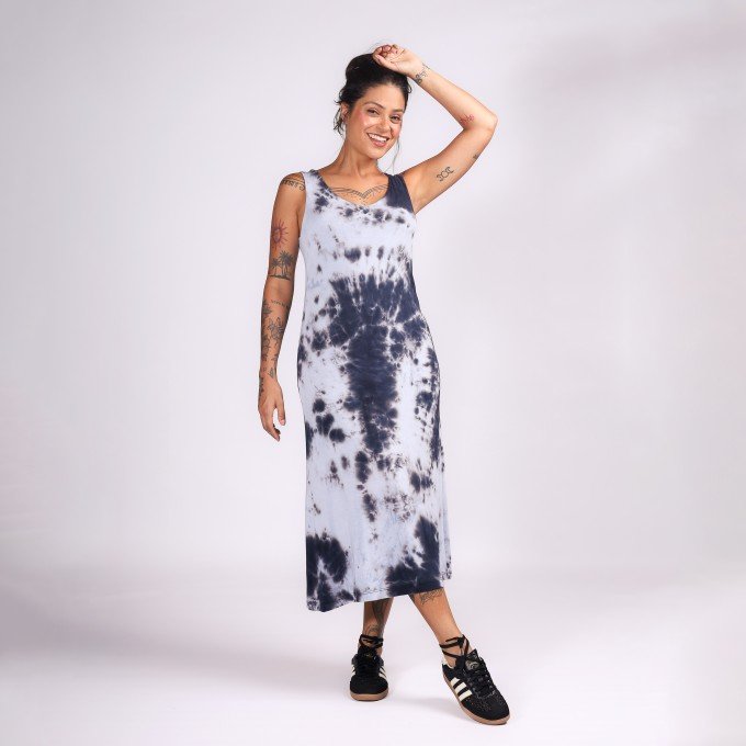 Vestido Tie Dye Midi