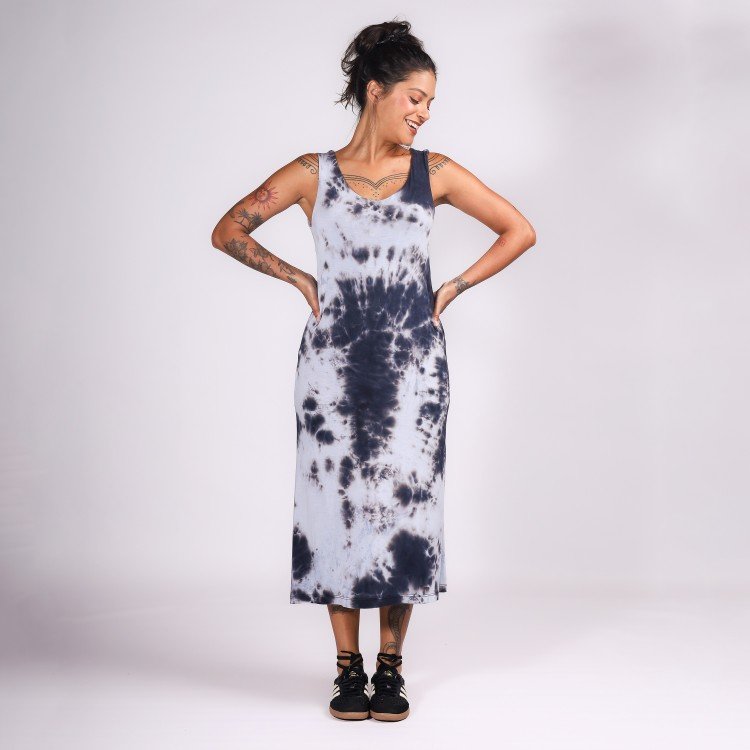 Vestido Tie Dye Midi