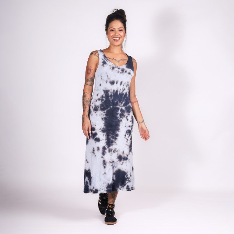 Vestido Tie Dye Midi