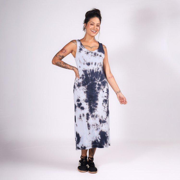 Vestido Tie Dye Midi