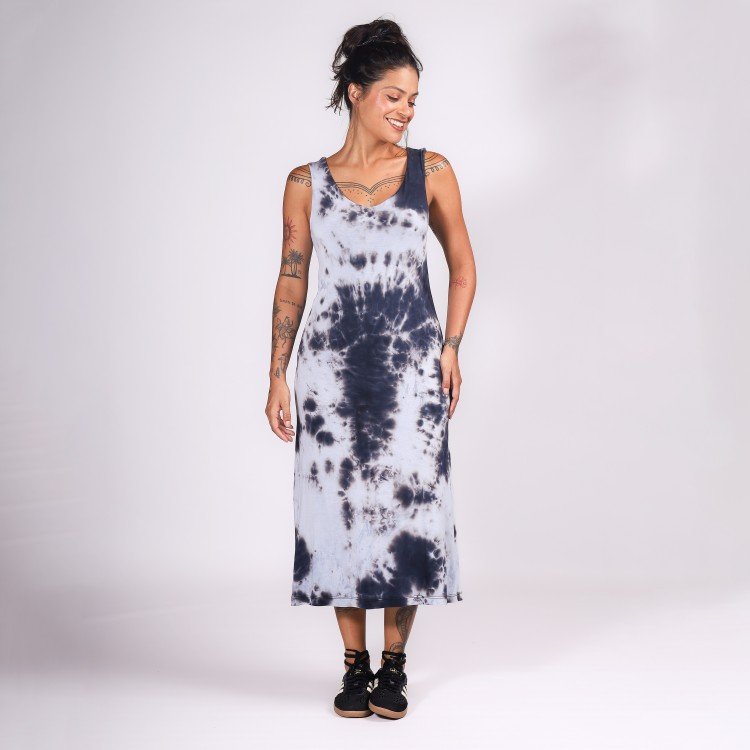 Vestido Tie Dye Midi