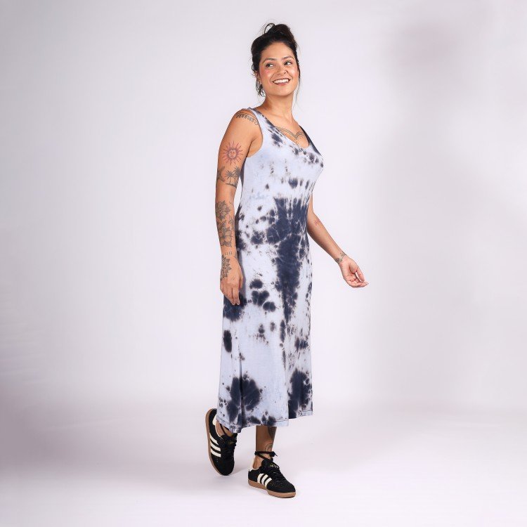 Vestido Tie Dye Midi