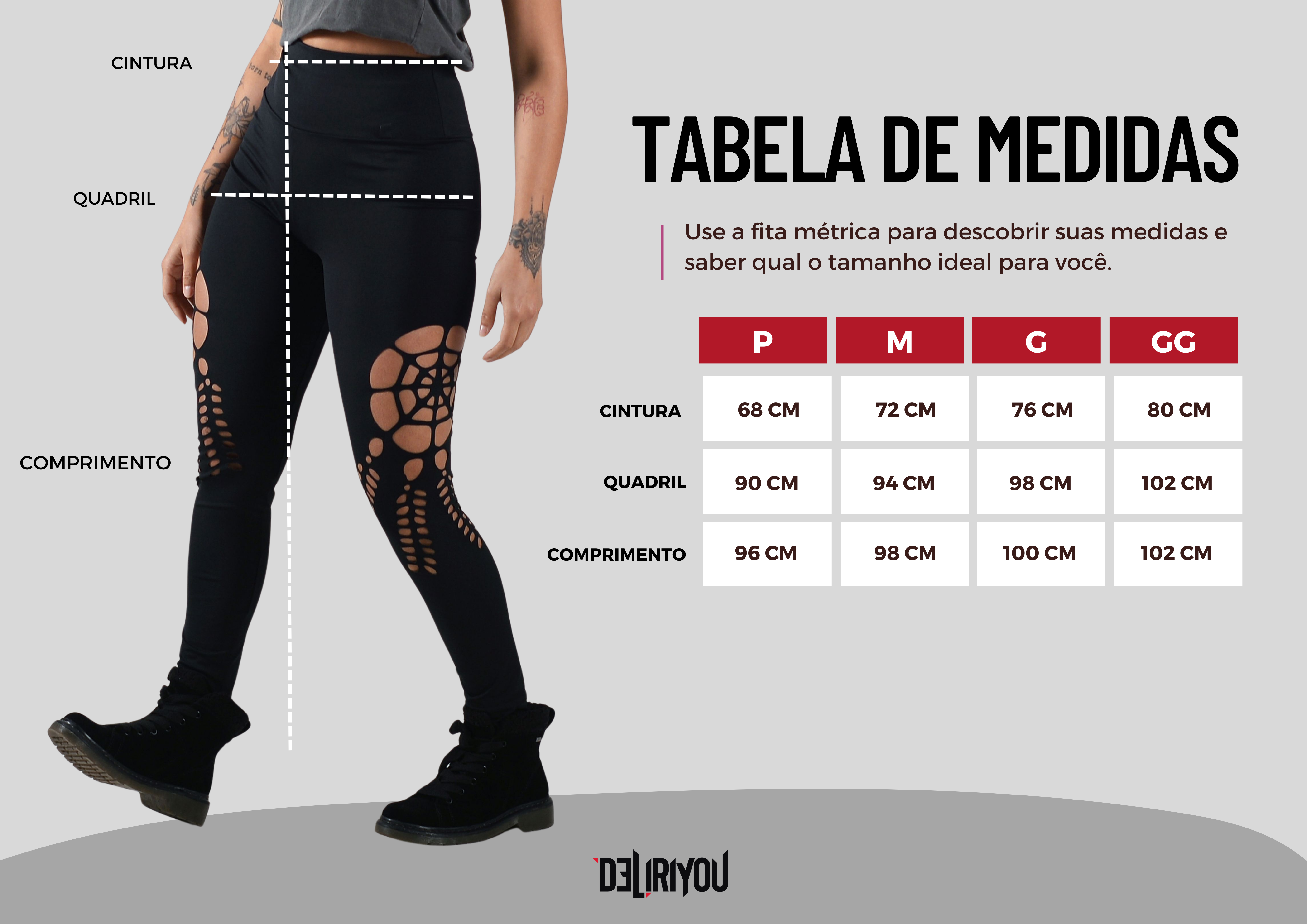 Tabela de medidas