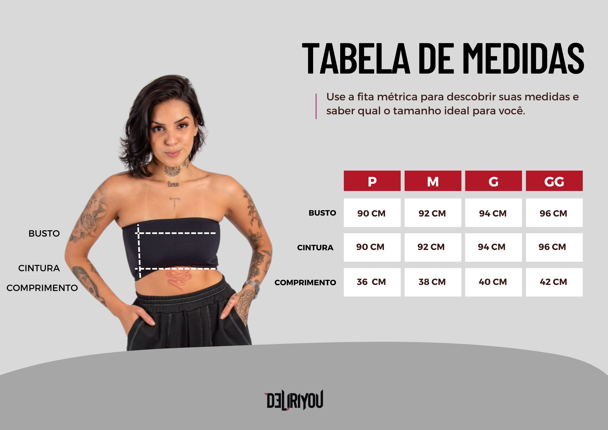 Tabela de medidas