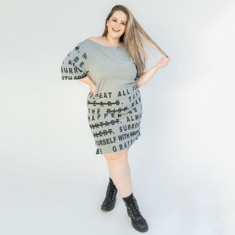 Vestido Gray Positive Words