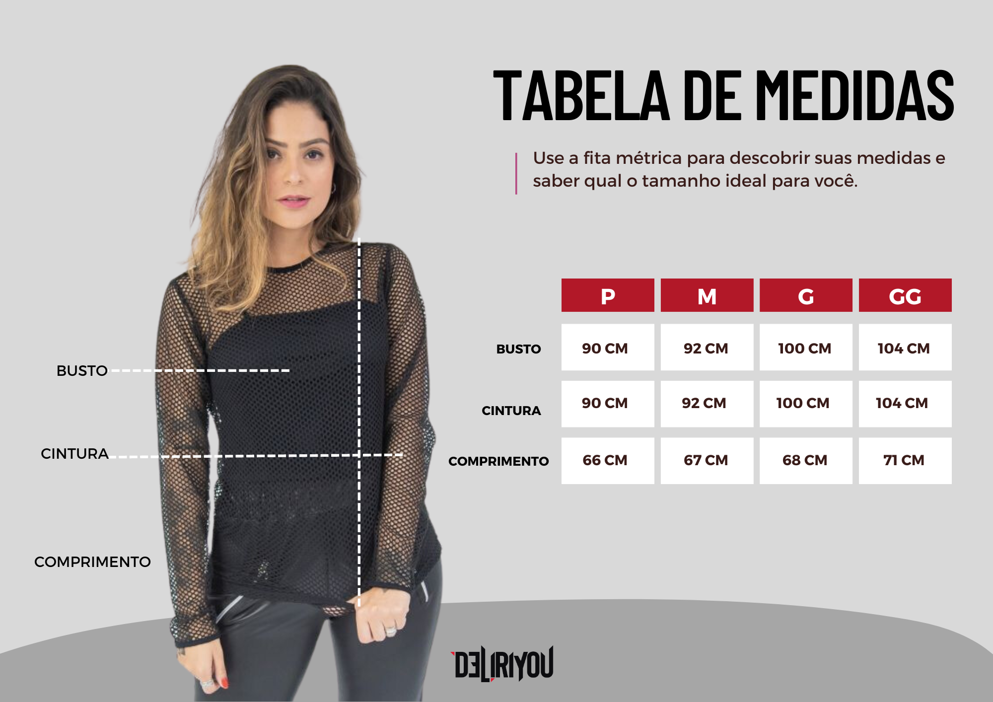 Tabela de medidas
