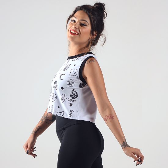 Blusa Branca Mística