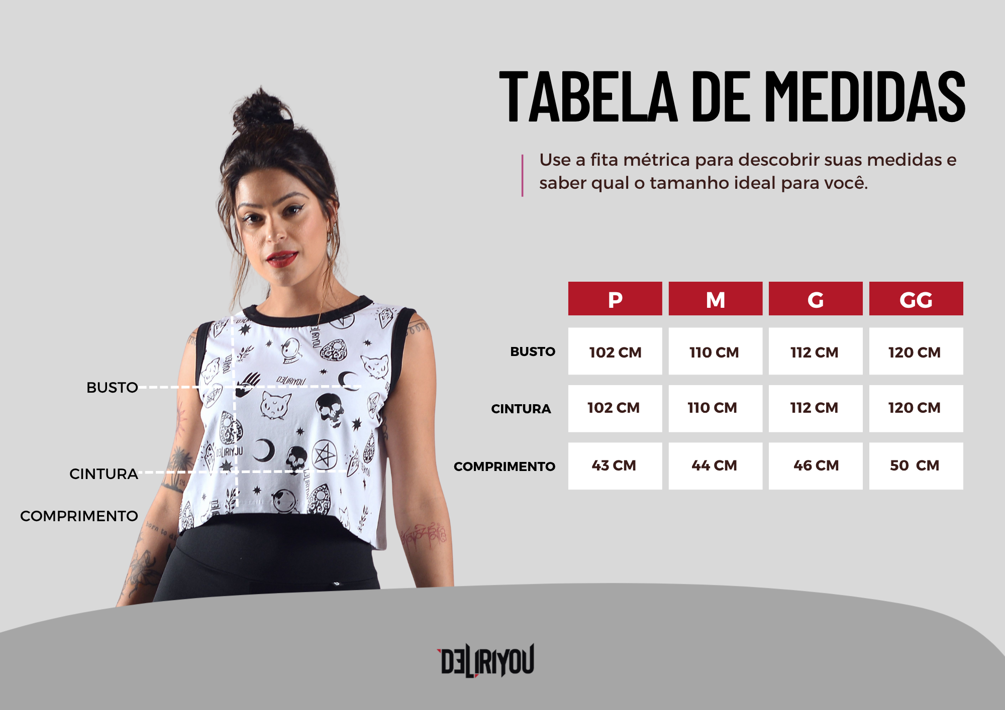 Tabela de medidas