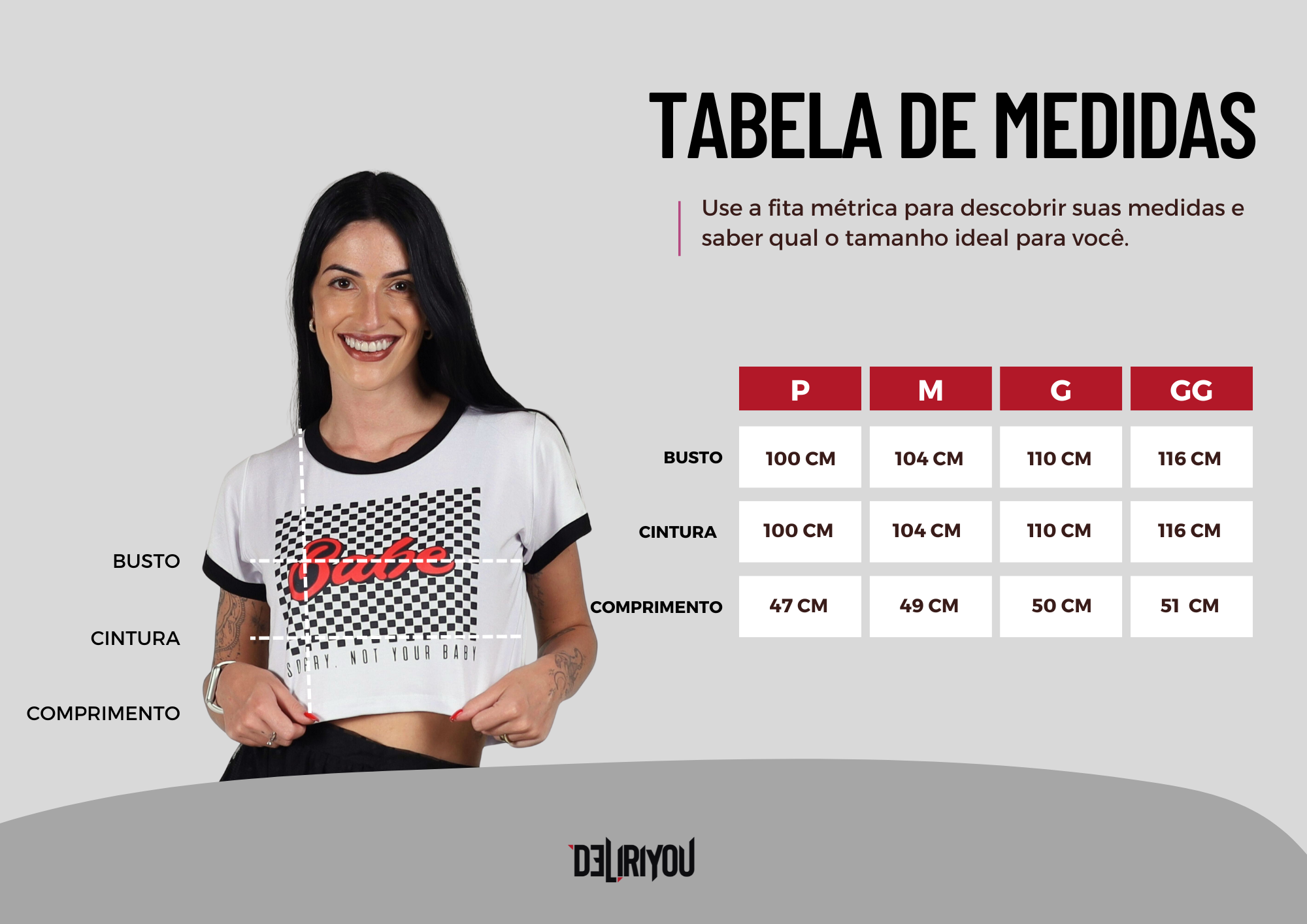Tabela de medidas