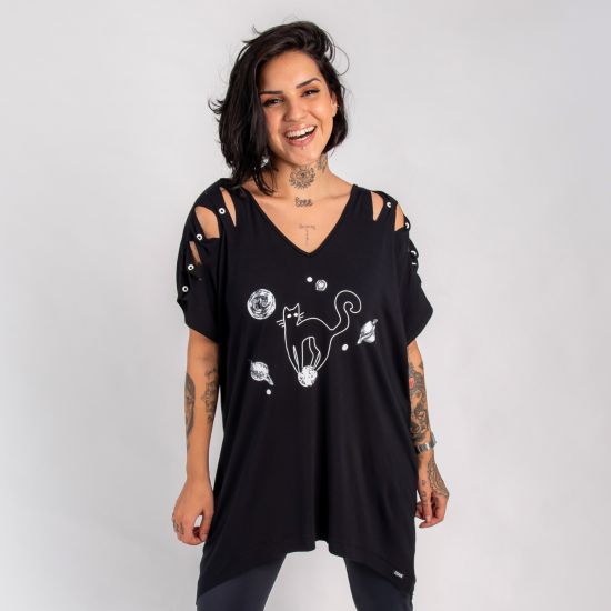 Blusa Cat Planet