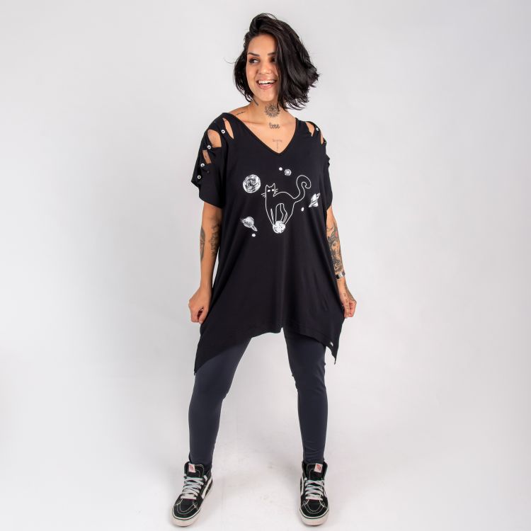 Blusa Cat Planet